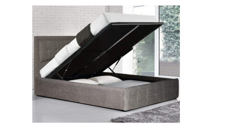 King size bed with hydraulic storage