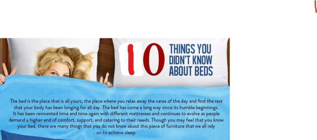 Did you know facts about beds?