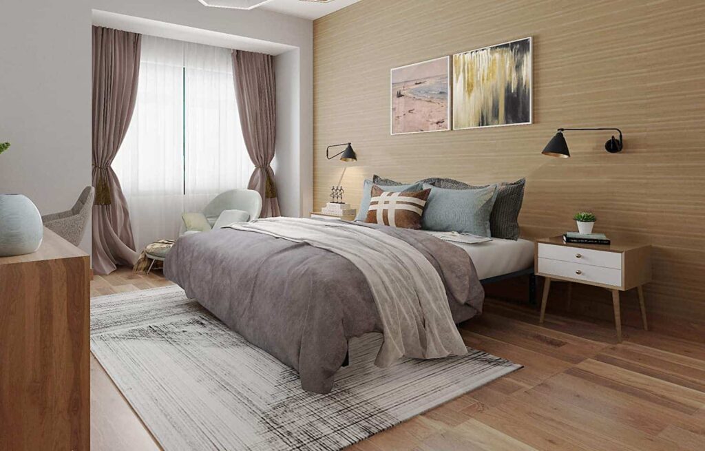 Modern King Size Bed Design 