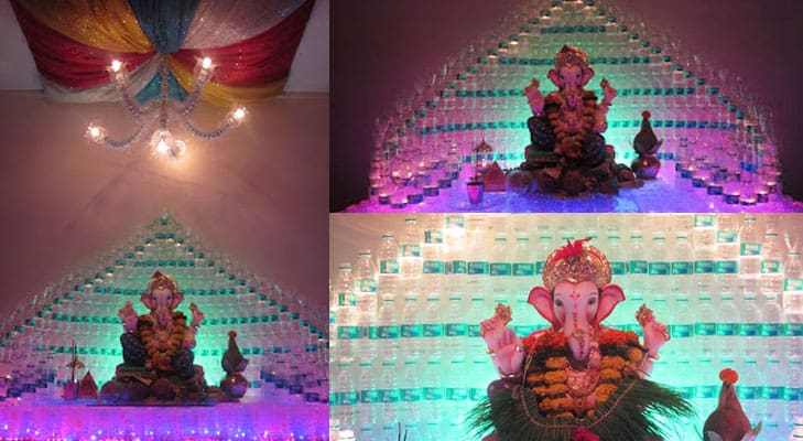 Ganpati Decoration at Home