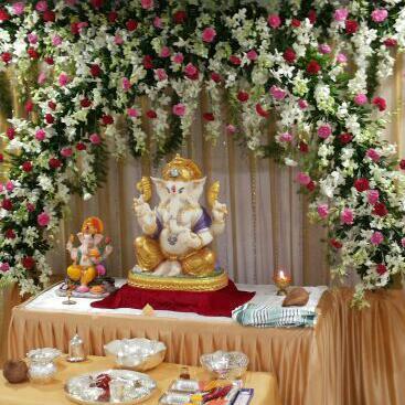 Ganpati Decoration at Home