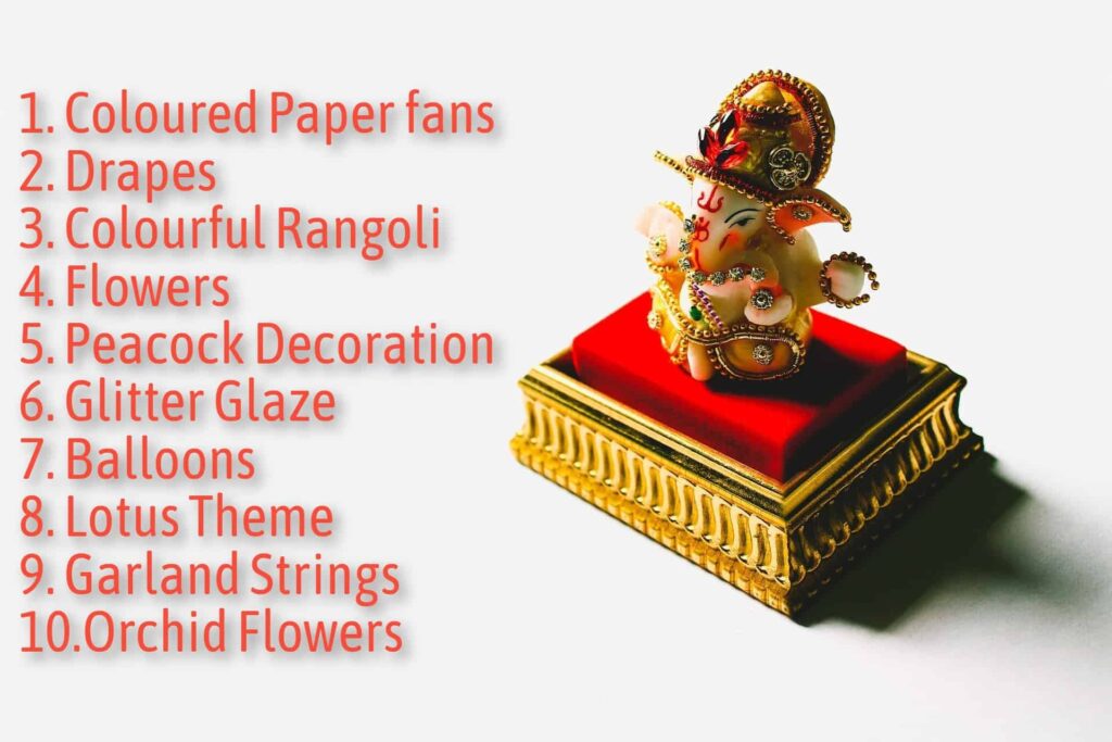 Ganpati Decoration at Home
