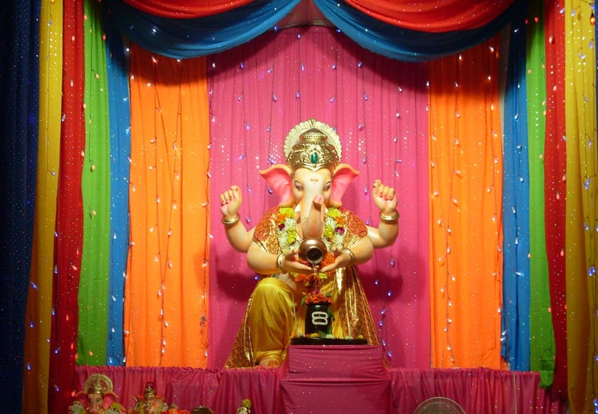 Ganpati Decoration at Home