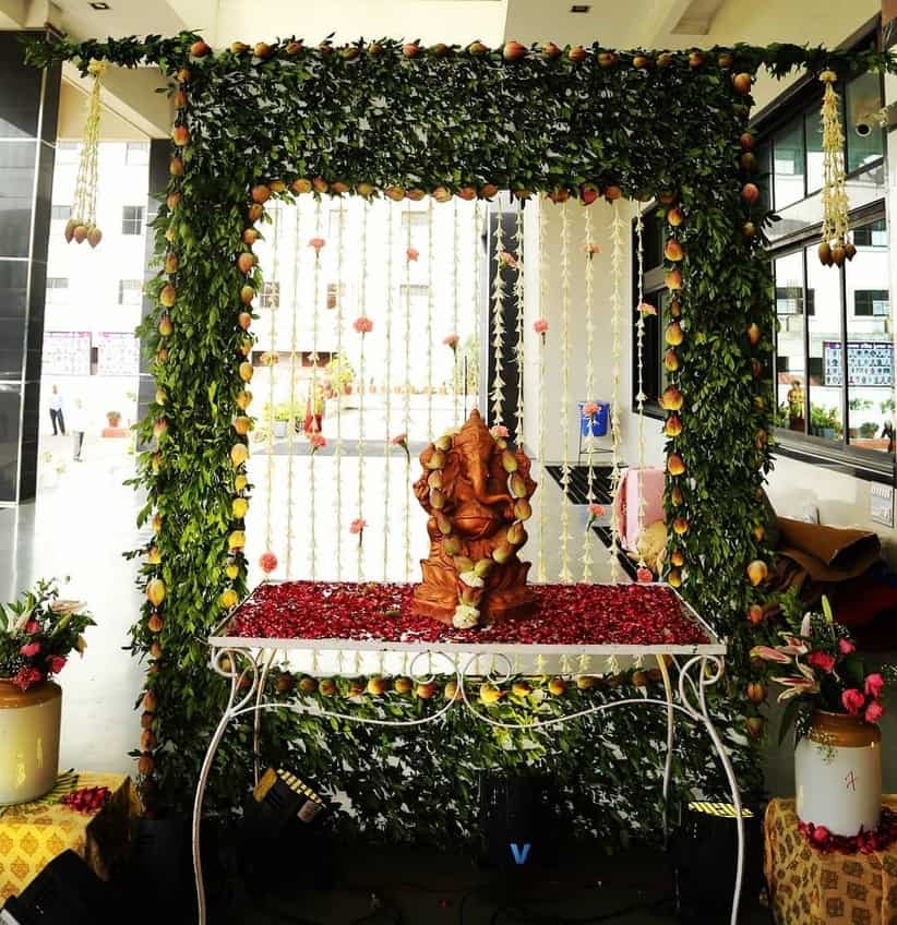 Ganpati Decoration at Home