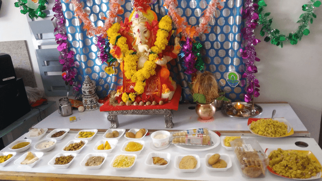 Ganpati Decoration at Home
