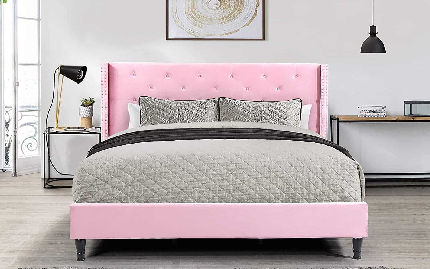 King Size Bed Frame With Headboard