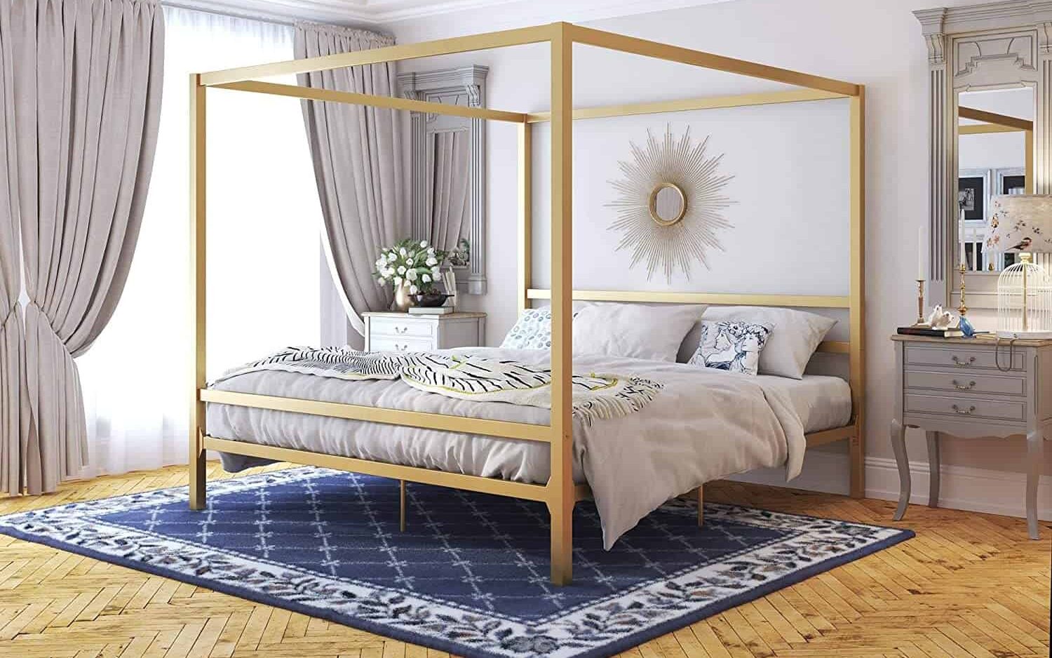King Size Bed Frame With Headboard