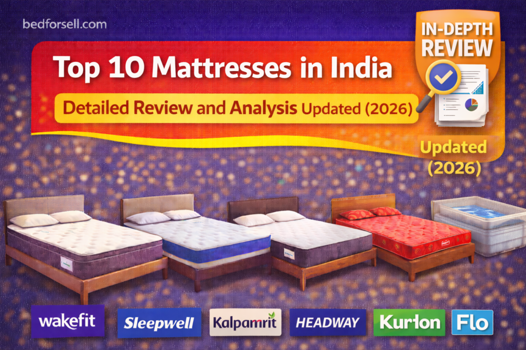 Top 10 Mattresses in India-Detailed Review and Analysis Updated (2026)
